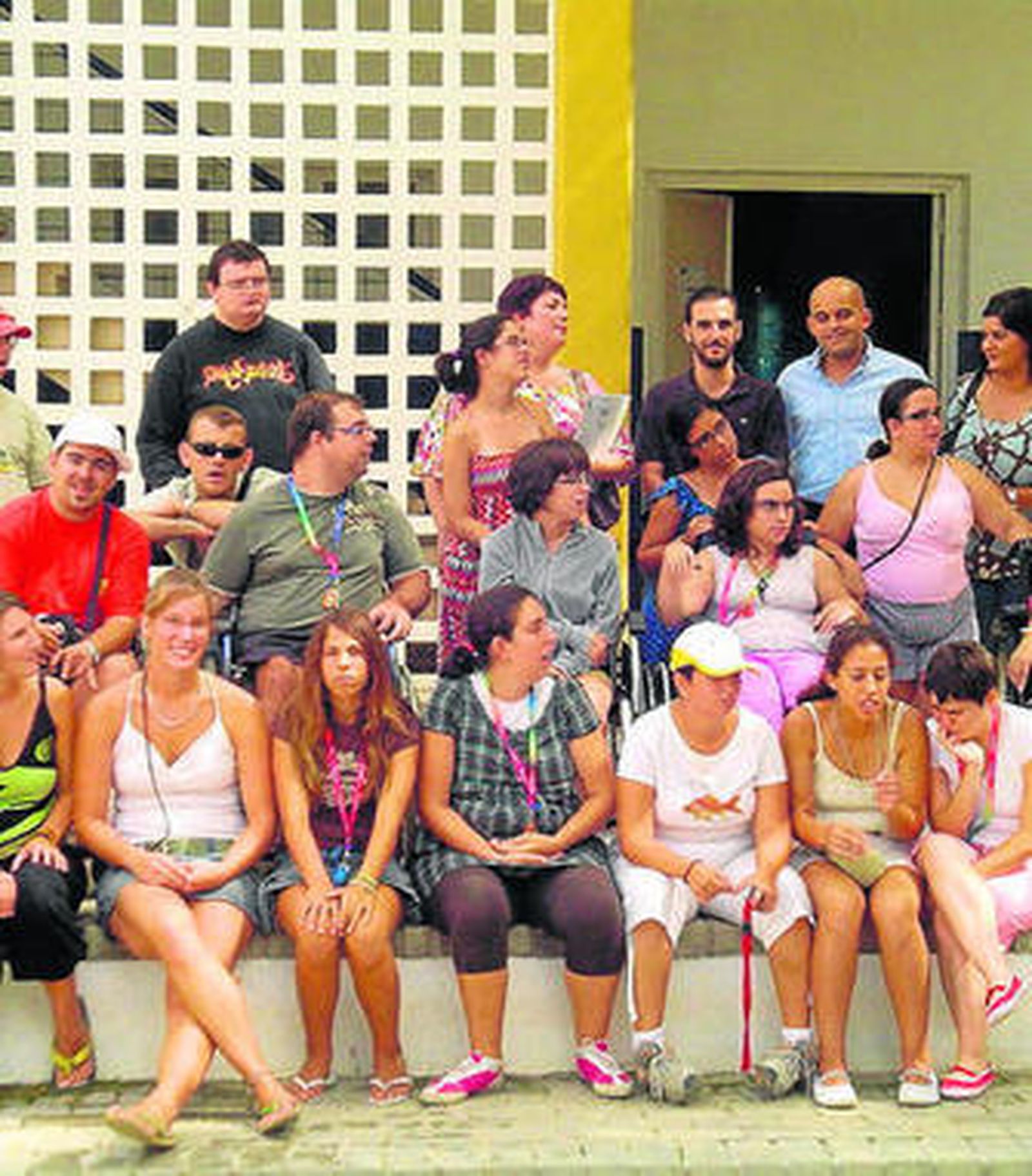 Campamento celebrado en Aguadulce en 2008.