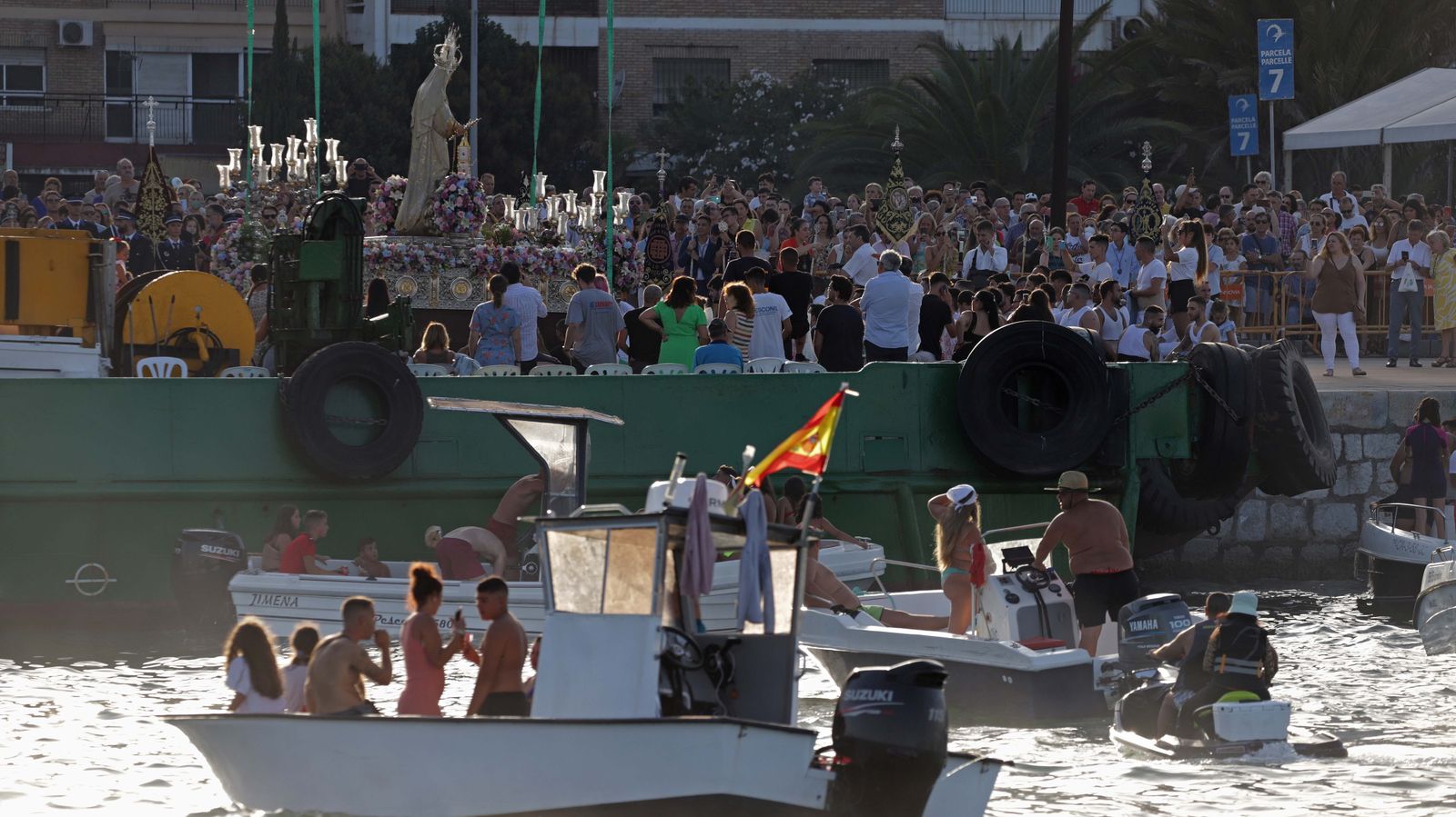Fotos de la procesión de la Virgen del Carmen en Algeciras 2022