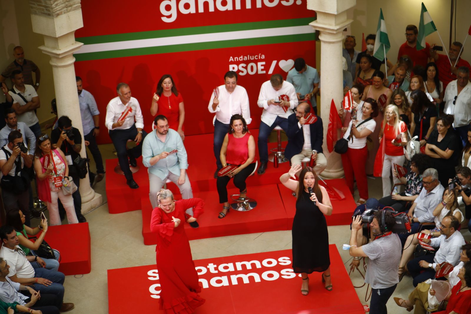 Elecciones Andalucía: La visita de los barones del PSOE en Córdoba, en imágenes