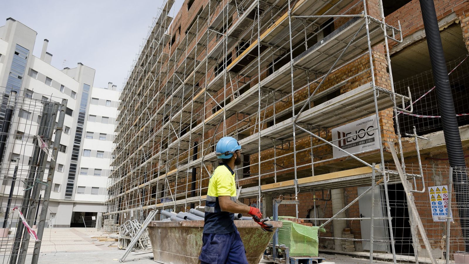 Vivienda en construcción.