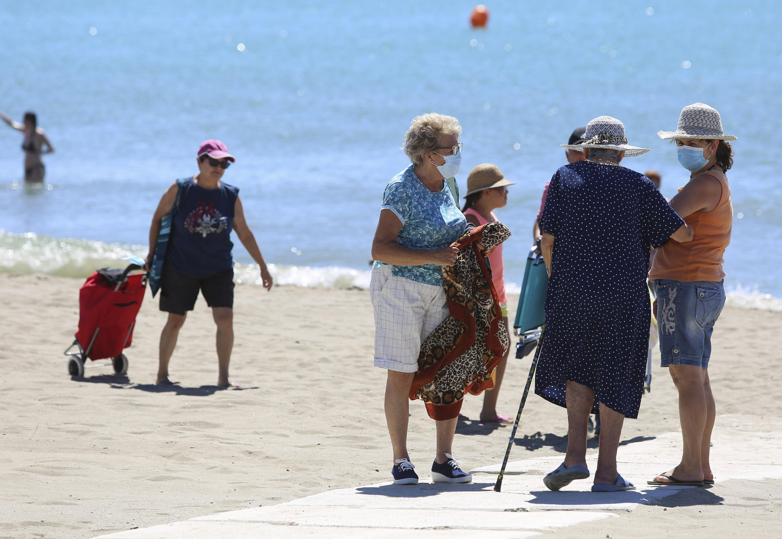 Fotos de la playa en Málaga, donde escapar del calor