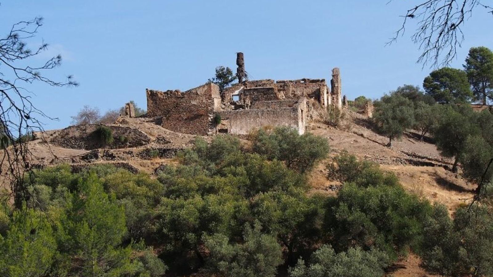 Las ruinas del lagar de Chinchilla.