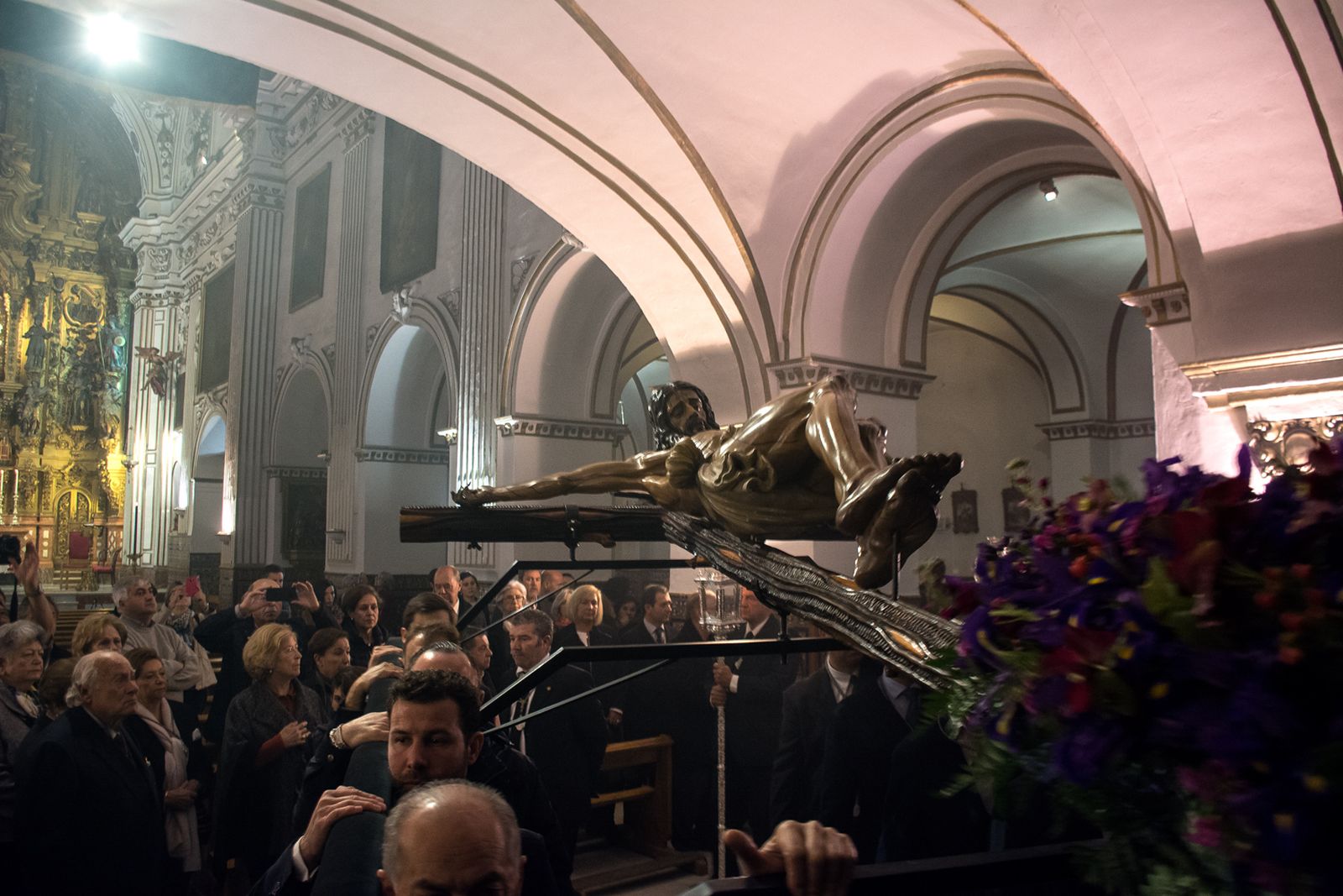Vía crucis de la Hermandad de la Soledad de San Lorenzo