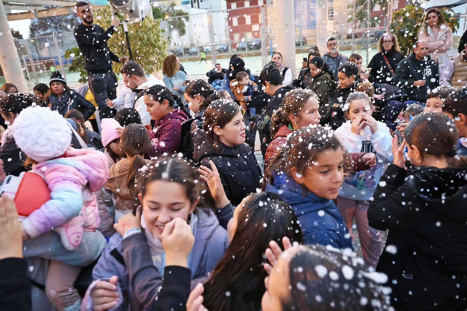 Imágenes de la última nevada de la Navidad en Huelva