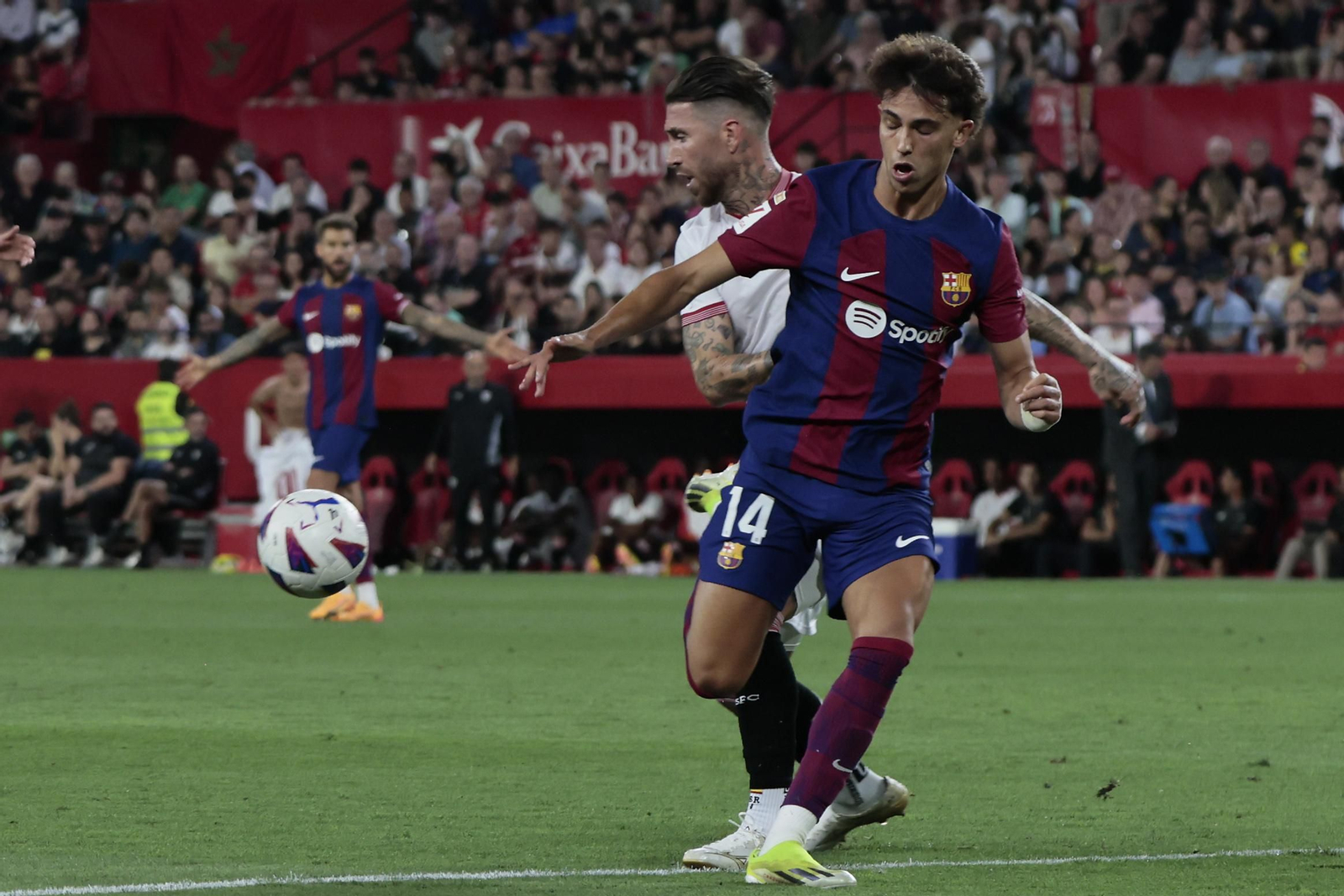 Las imágenes del Sevilla - Barcelona