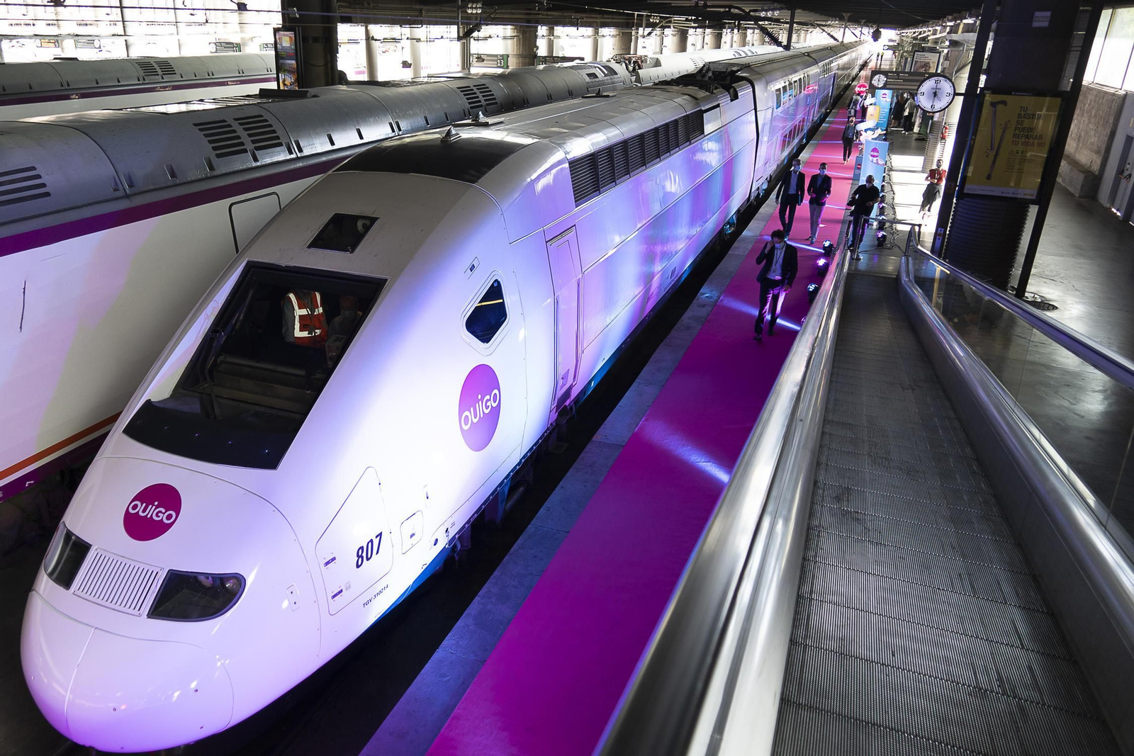 Un tren Ouigo de SNFC que no es el que circulará en marzo de 2021.