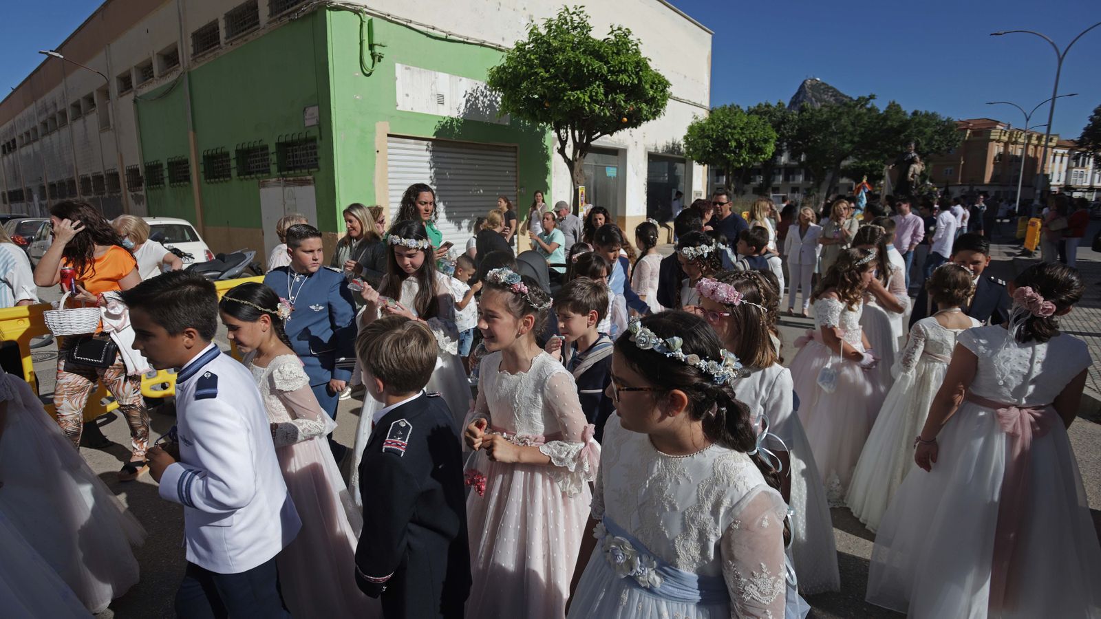 Fotos de la procesión de María Auxiliadora en La Línea