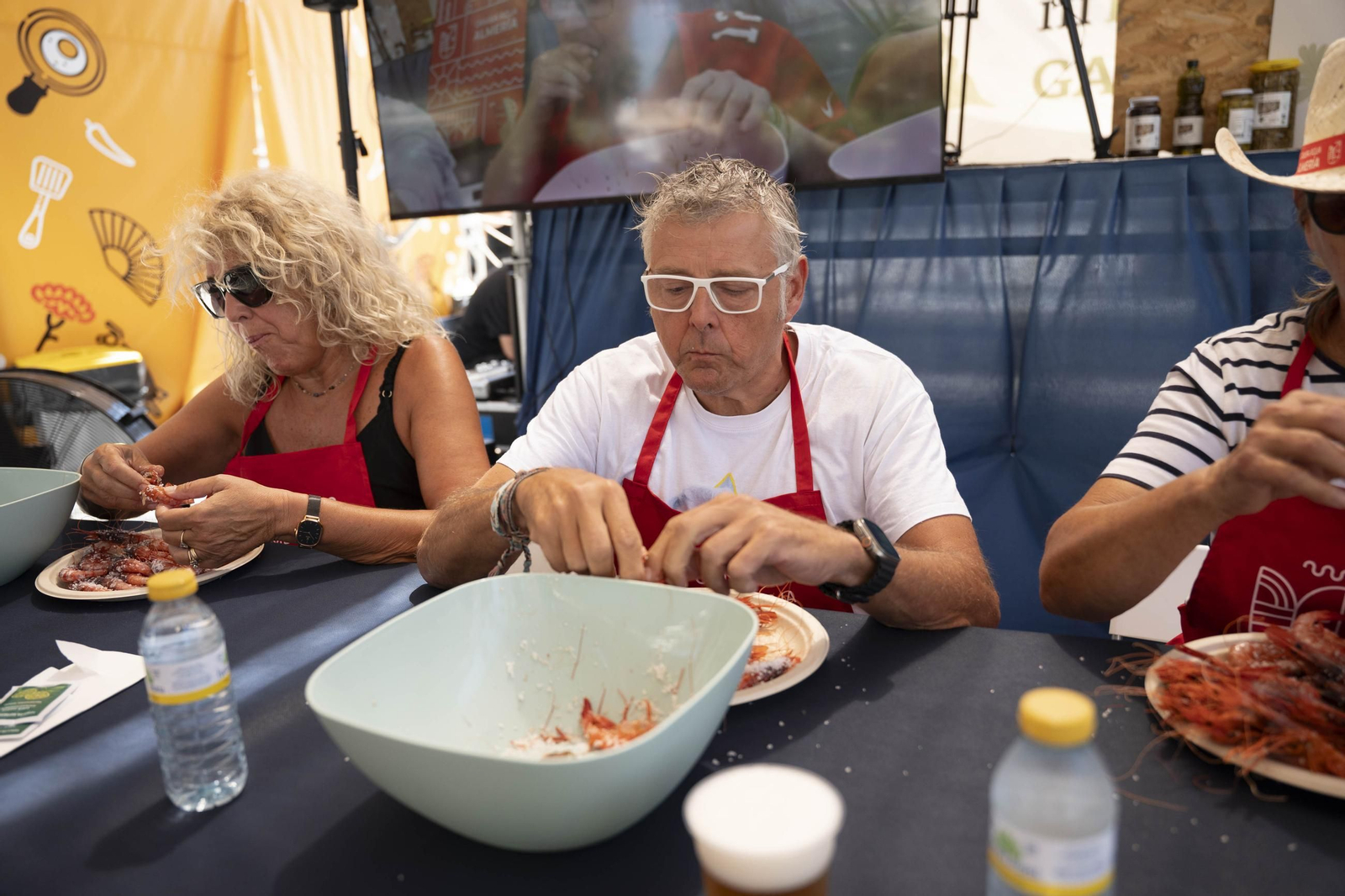 En imágenes: el I Concurso de Gamba Roja de la Feria de Almería