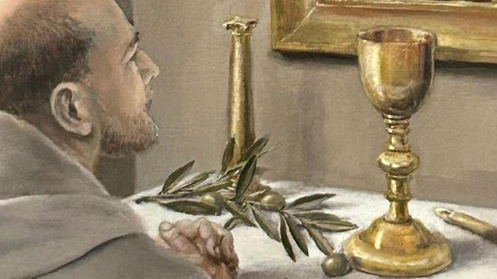 La Hermandad del Huerto, la Hermandad de la Santa Cena Sacramental y la Hermandad de Las Penas en el Cartel Semana Santa Realejo 2025