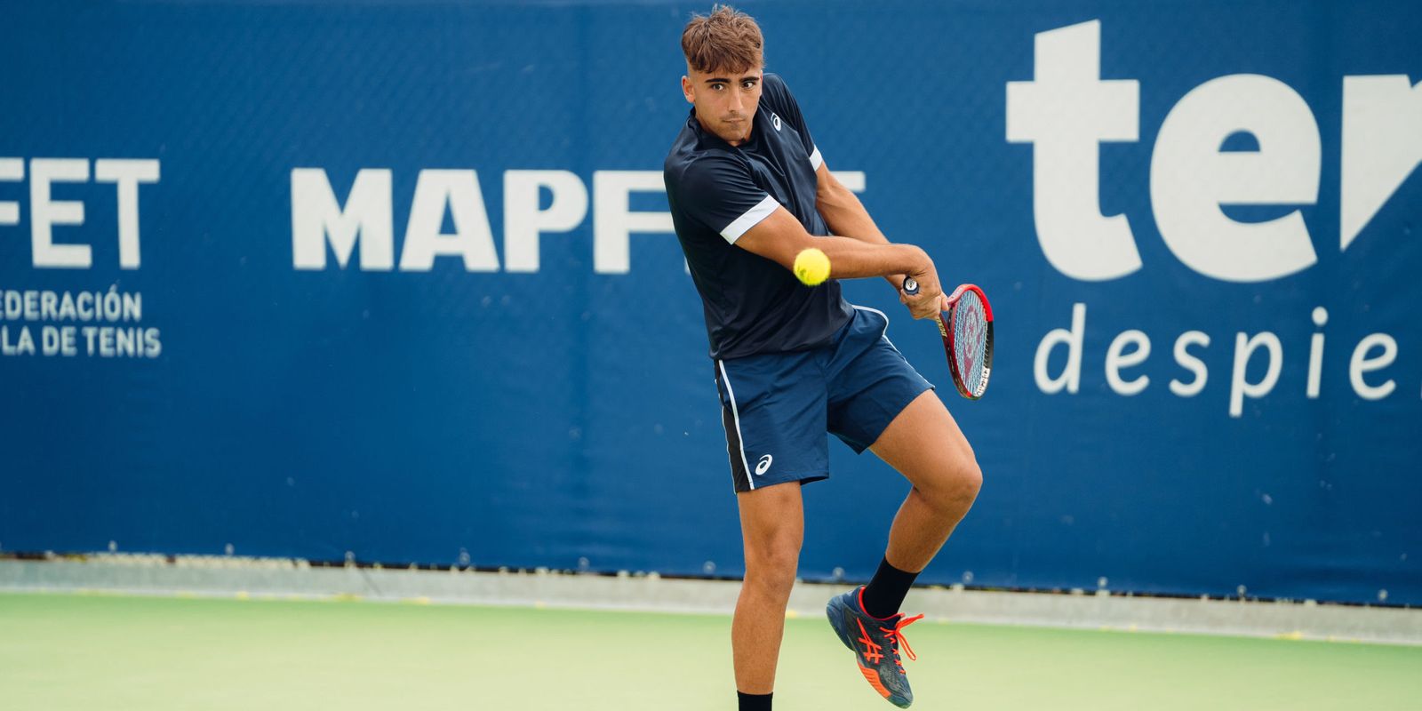 Dani Mérida durante el Tenerife Challenger 3.