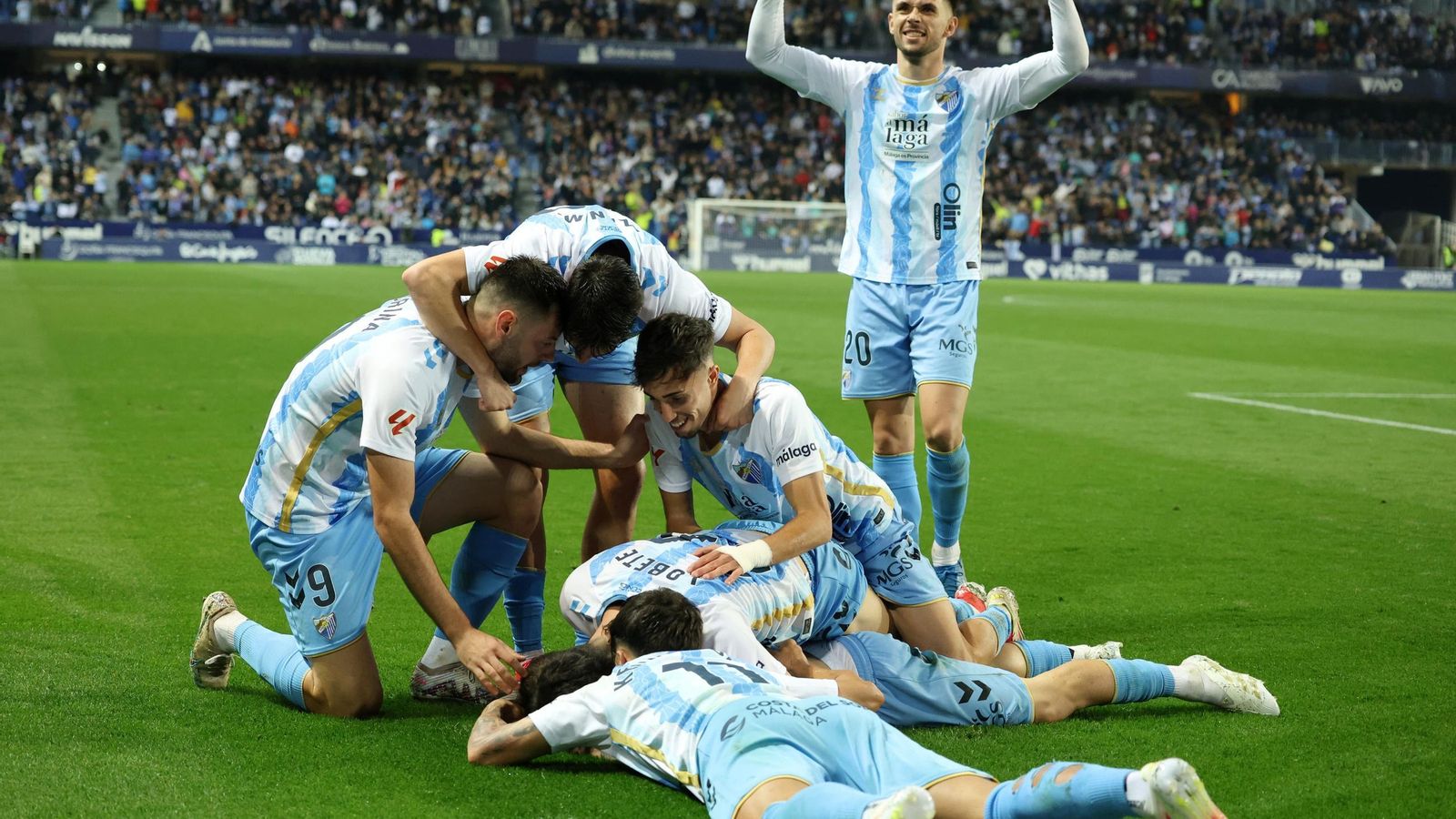 El Málaga CF-CD Tenerife, en fotos
