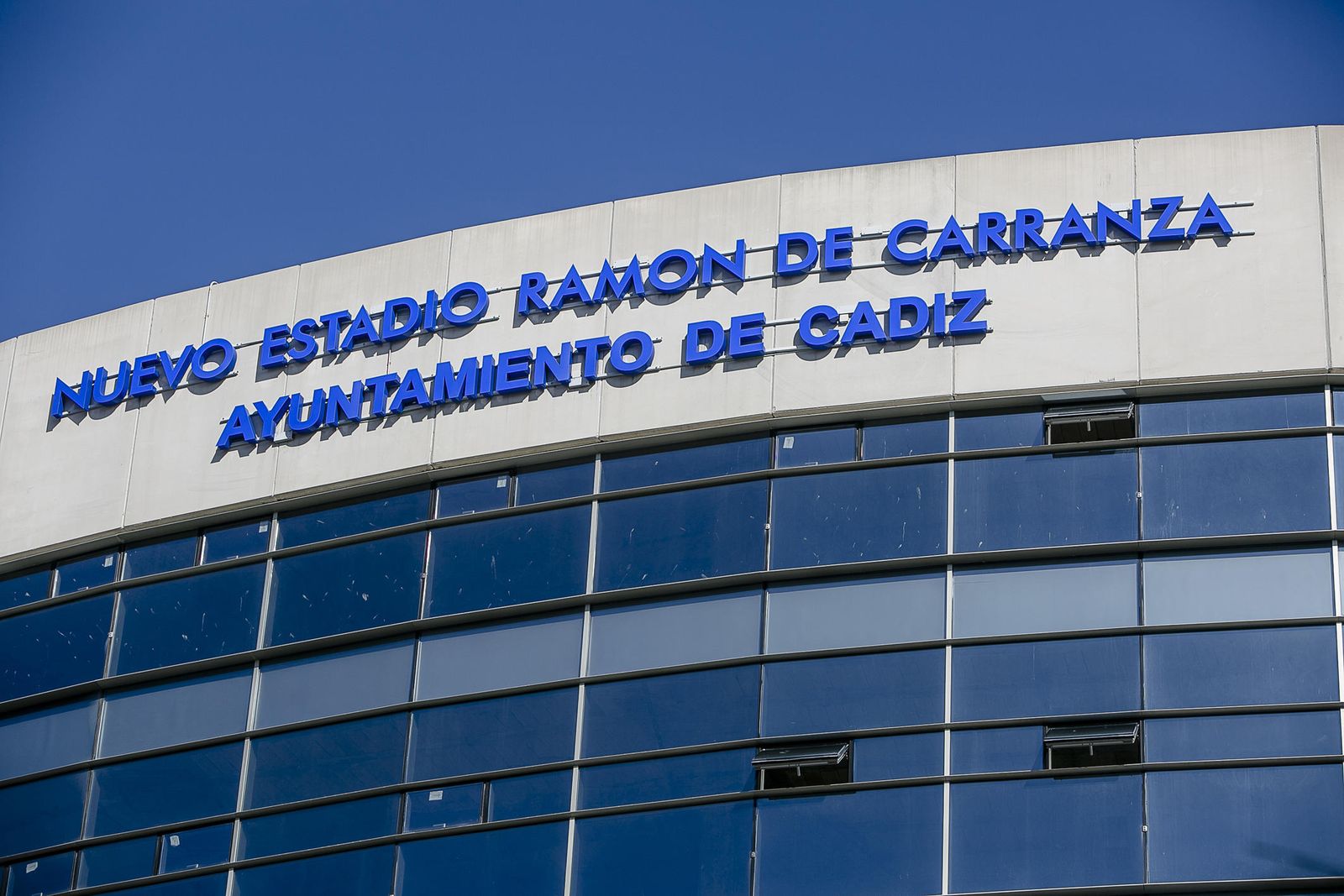 Fachada del todavía denominado Estadio Carranza.