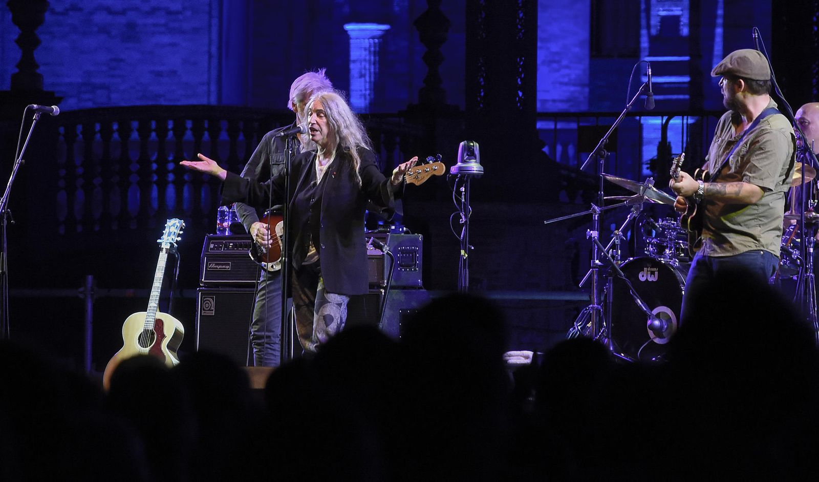 Patti Smith en la Plaza de España