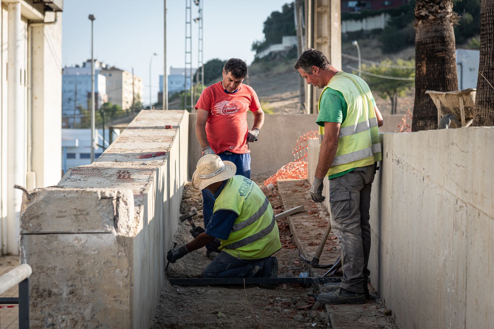 Imágenes de las principales obras públicas que se están llevando a cabo en Huelva