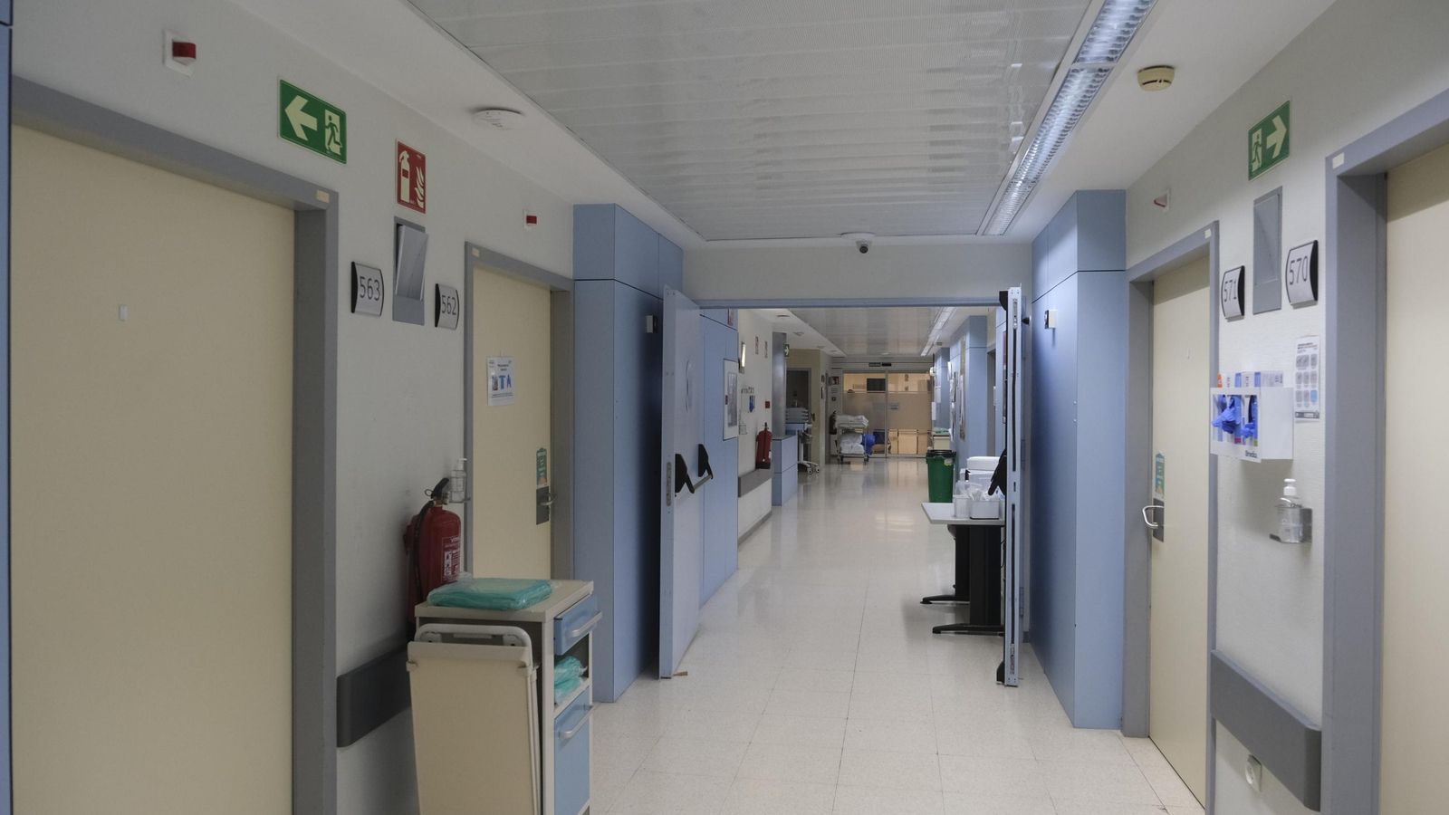 Planta quinta del hospital.