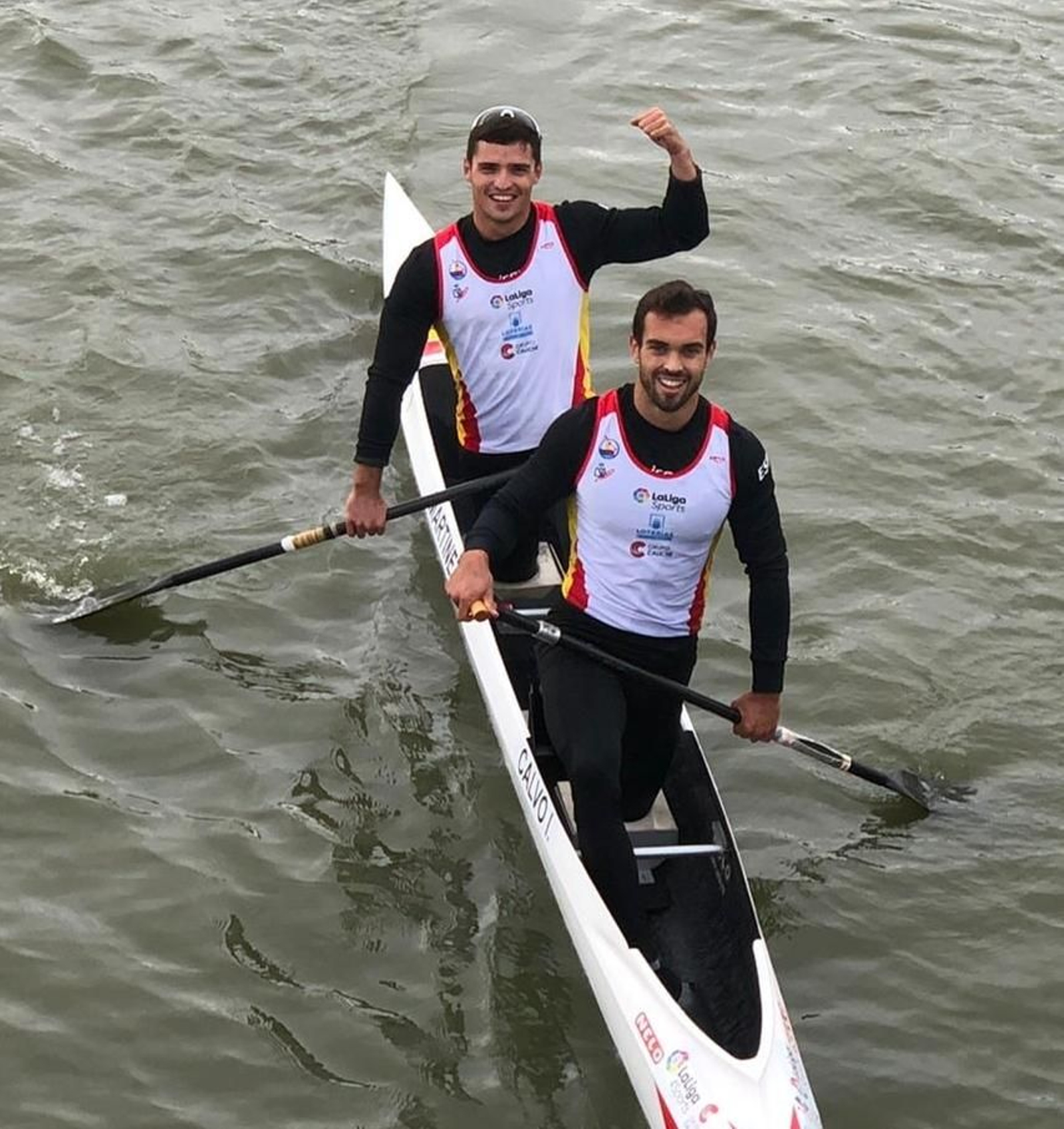Pablo Martínez junto al madrileño Ignacio Calvo.