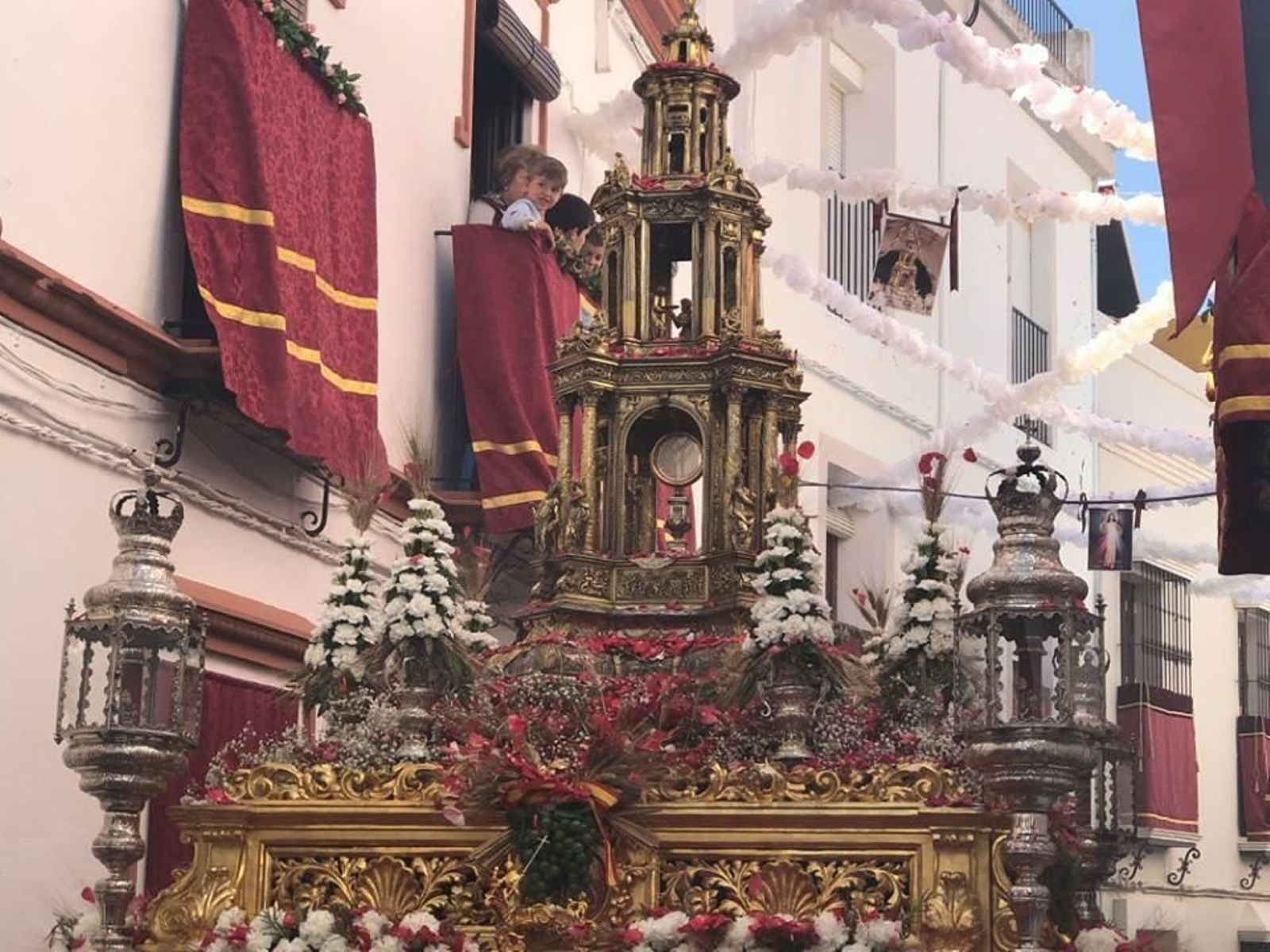 Custodia de Alfaro, del siglo XVI, que sale en el Corpus de Marchena.
