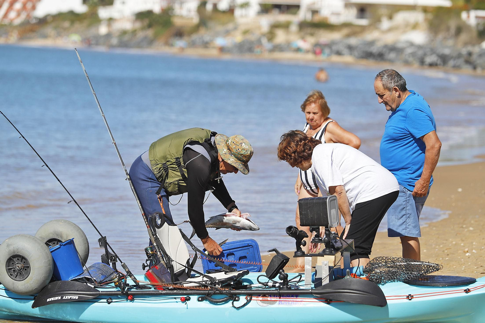 Las playas de Huelva se llenan a finales de septiembre por el buen tiempo
