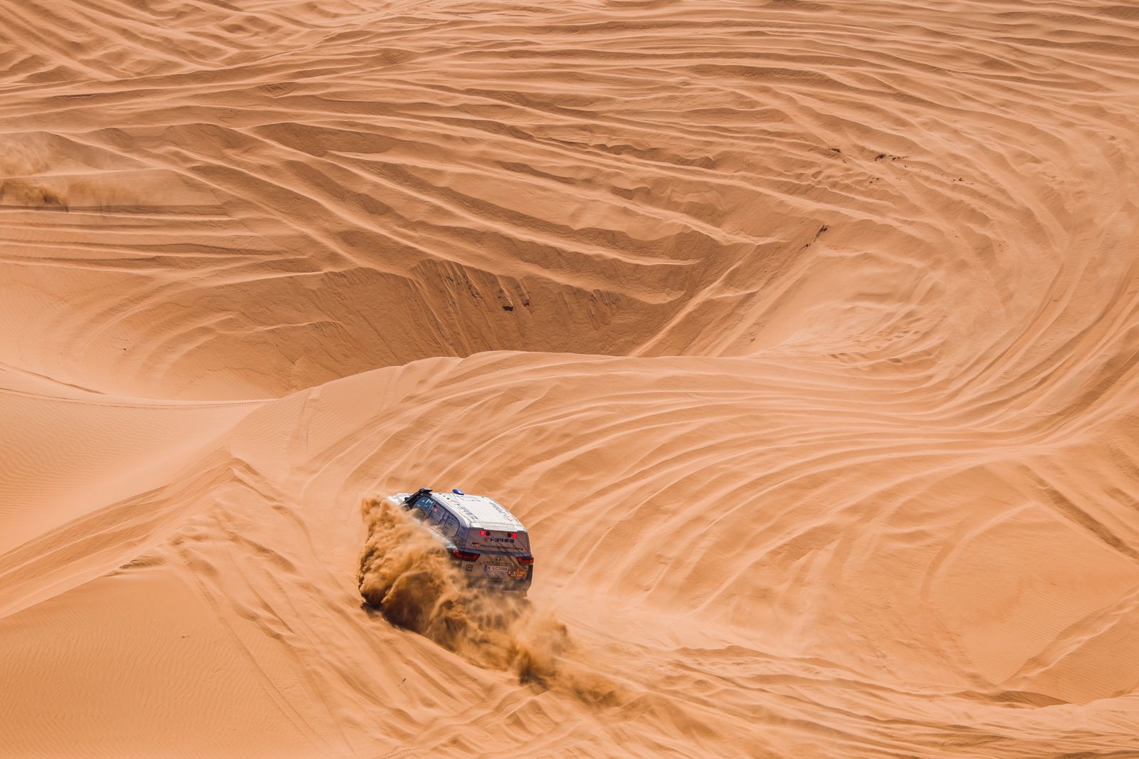 Las mejores fotos del Dakar por las dunas