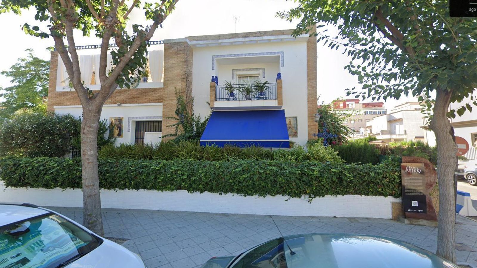 Vista de la casa de Rocío Jurado en Chipiona