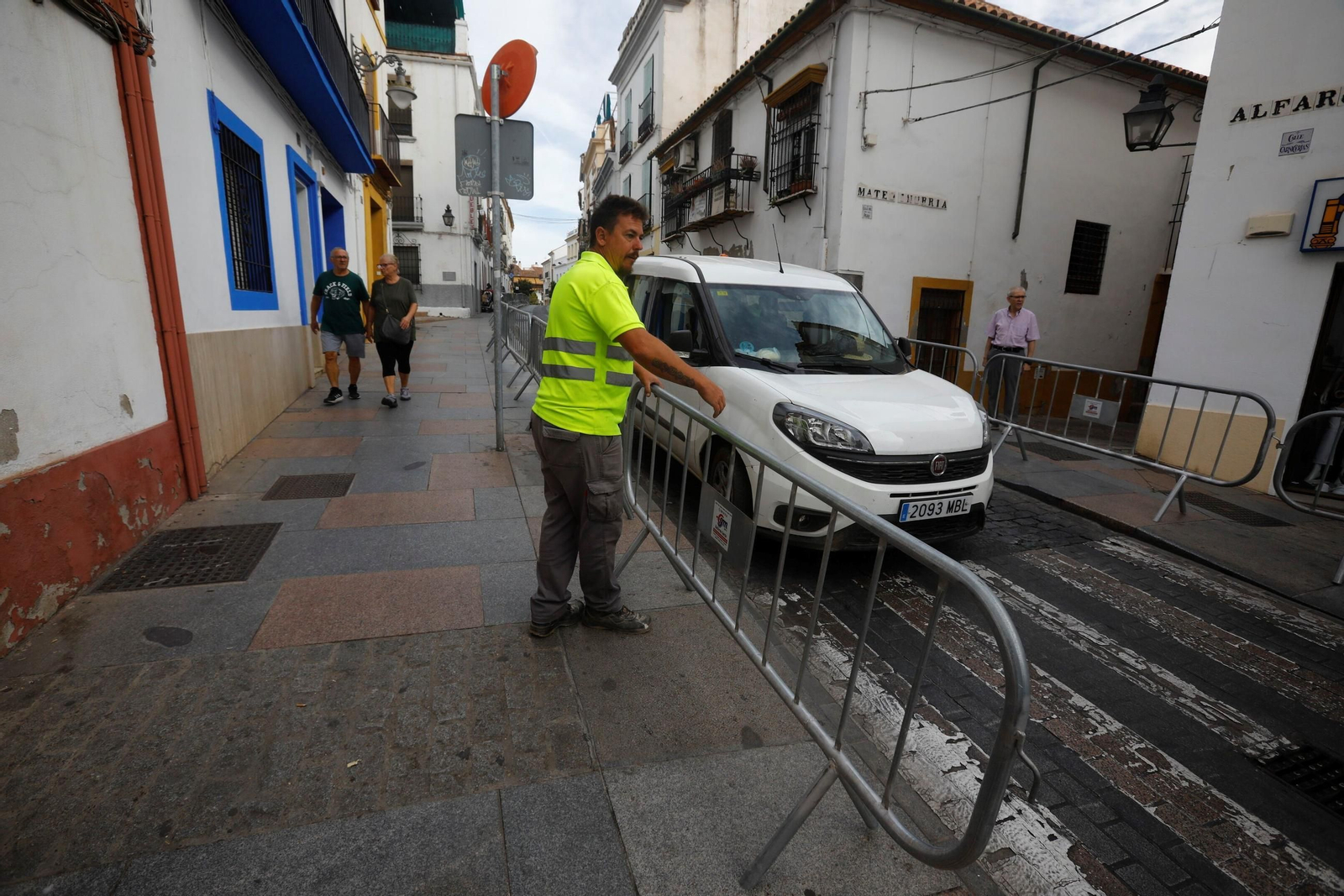 El inicio las obras de la calle Alfaros, en imágenes