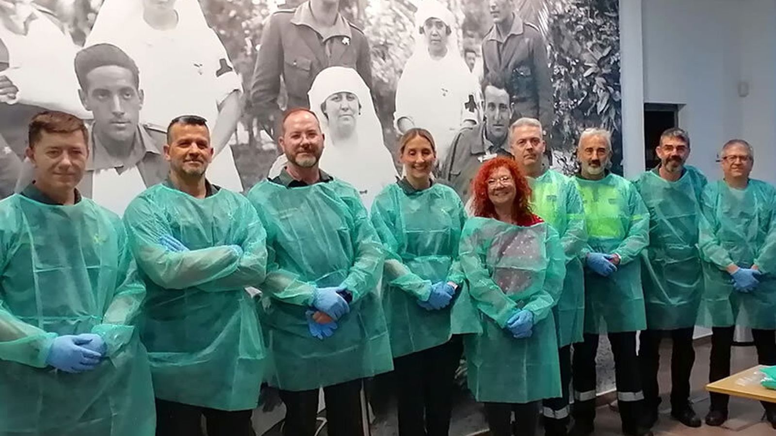 Agentes de la Guardia Civil en una formación.