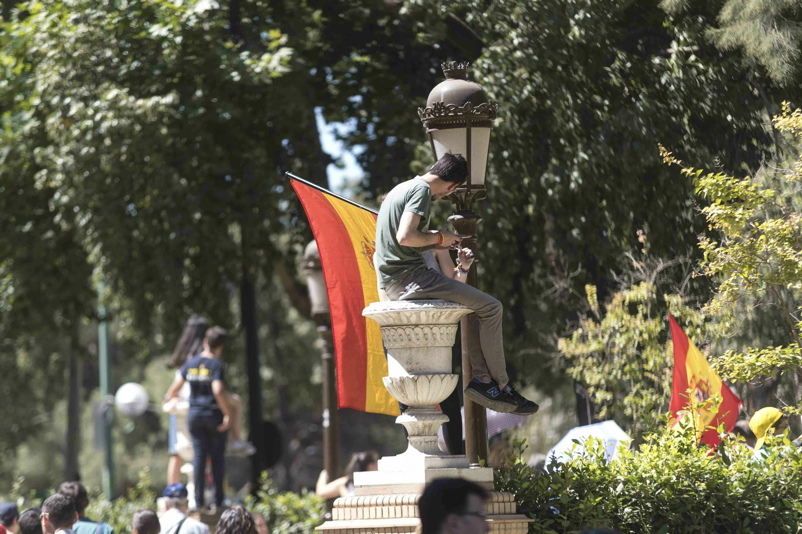 Las imágenes del desfile del Día de las Fuerzas Armadas en Sevilla