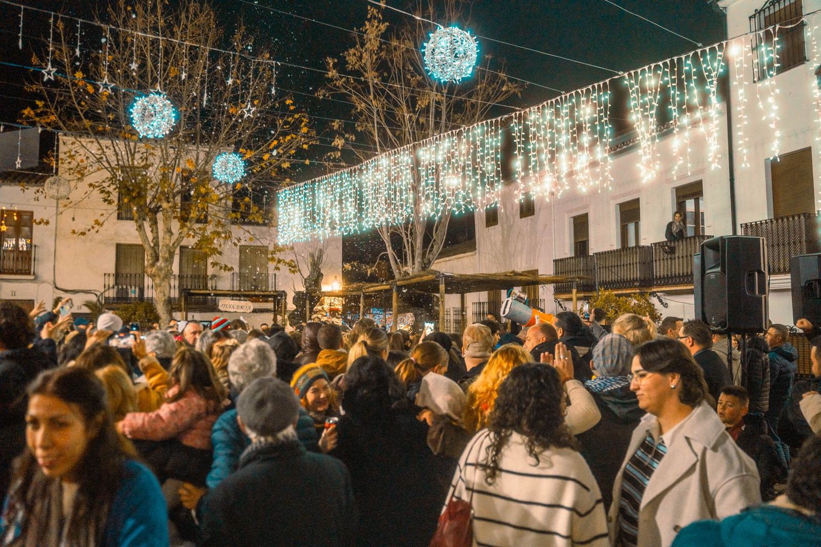 Nevada artificial en El Gastor
