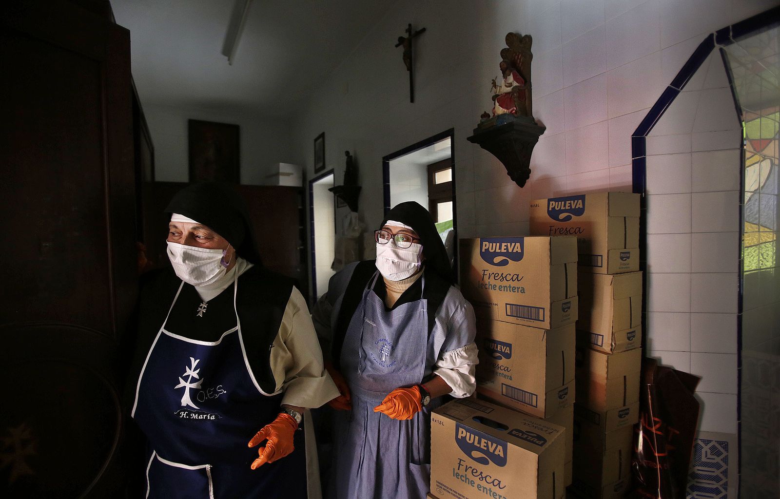 Las hermanas del Espíritu Santo atendieron a los más necesitados durante el confinamiento.