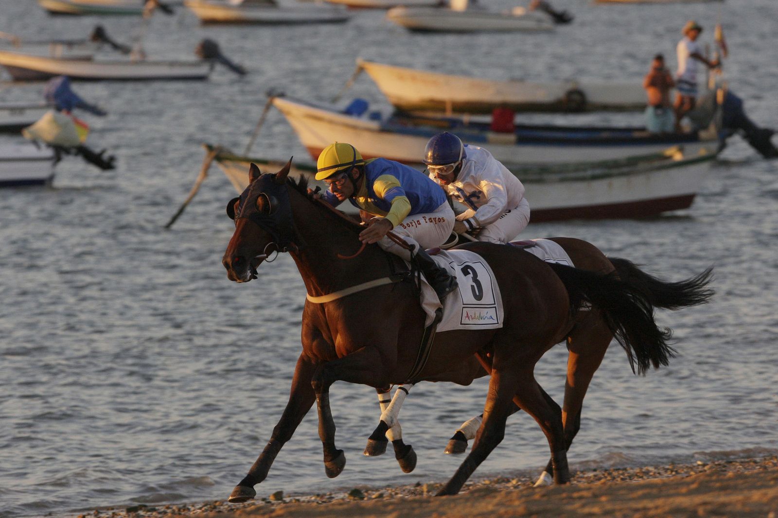 Las imágenes de las carreras de caballos en Sanlúcar