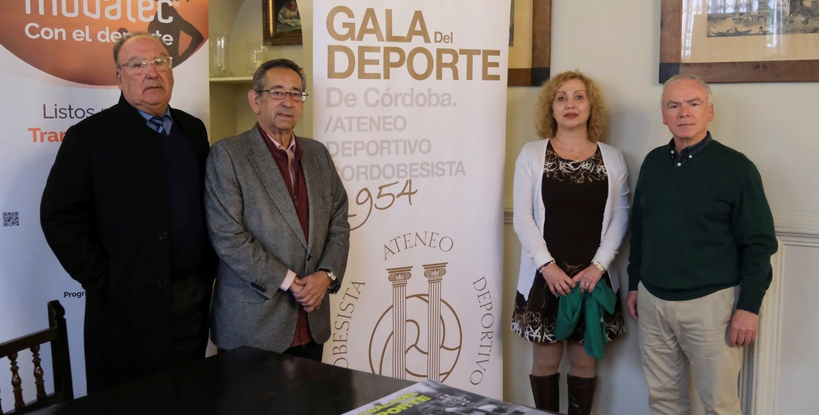 Imagen de la presentación de la XVI Gala del Deporte del Ateneo Deportivo Cordobesista 1954.