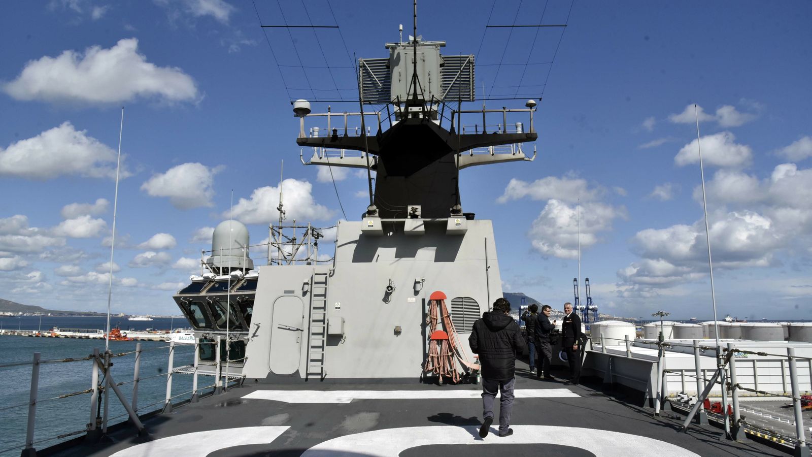 Portaviones Juan Carlos I en Algeciras