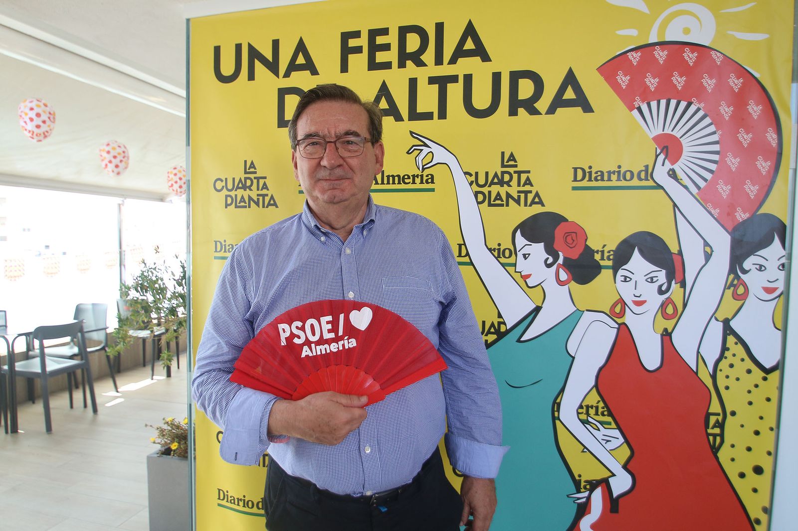 Las imágenes de la feria del mediodía del martes 20, en la Cuarta Planta. Feria de Almería 2019