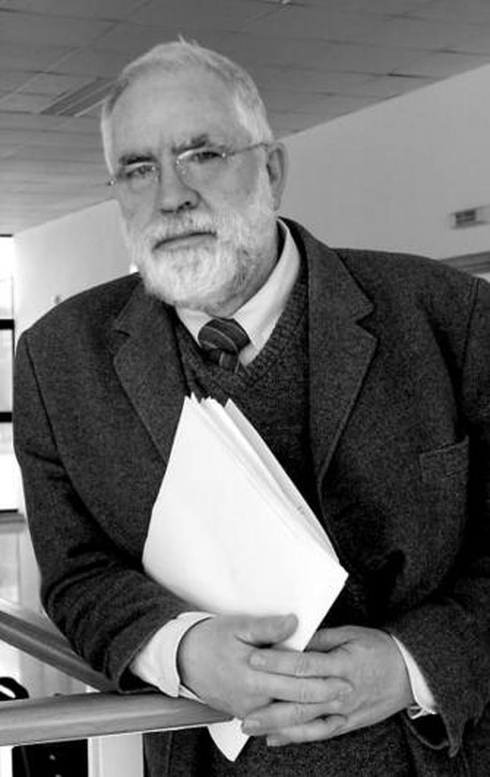 Álvaro Martínez-Novillo, ayer en Filosofía y Letras.