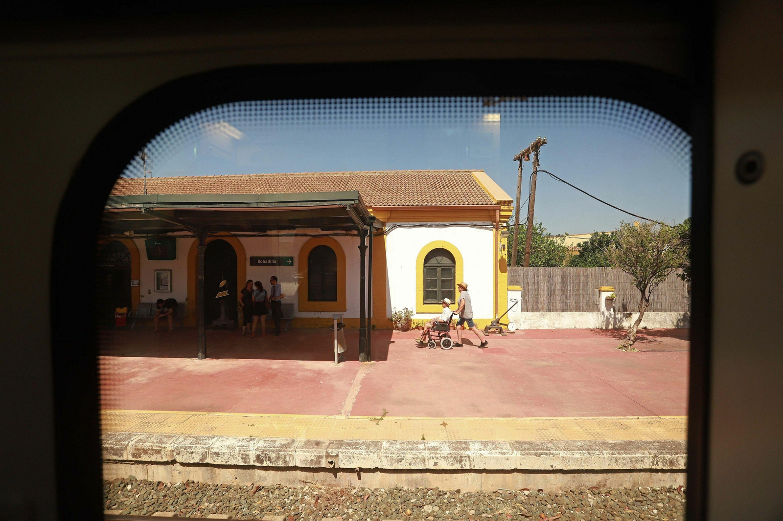 Una de las estaciones de la línea Algeciras-Bobadilla