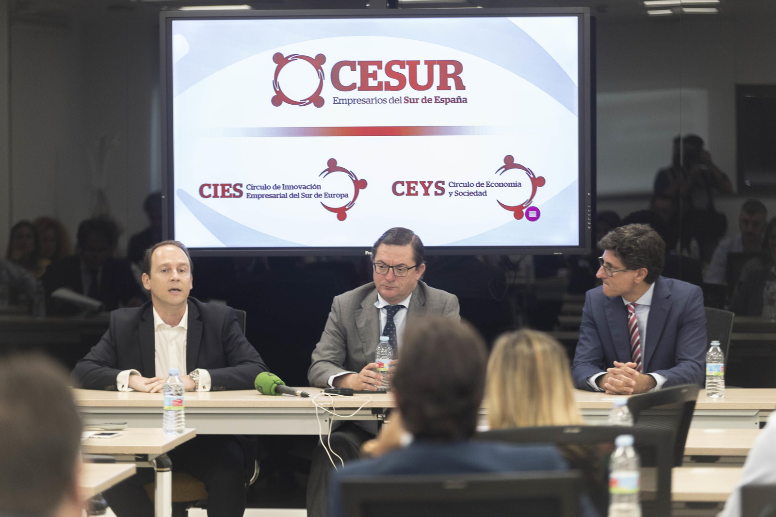 José Ignacio García Pérez, Fernando Seco y Manuel Hidalgo Pérez.