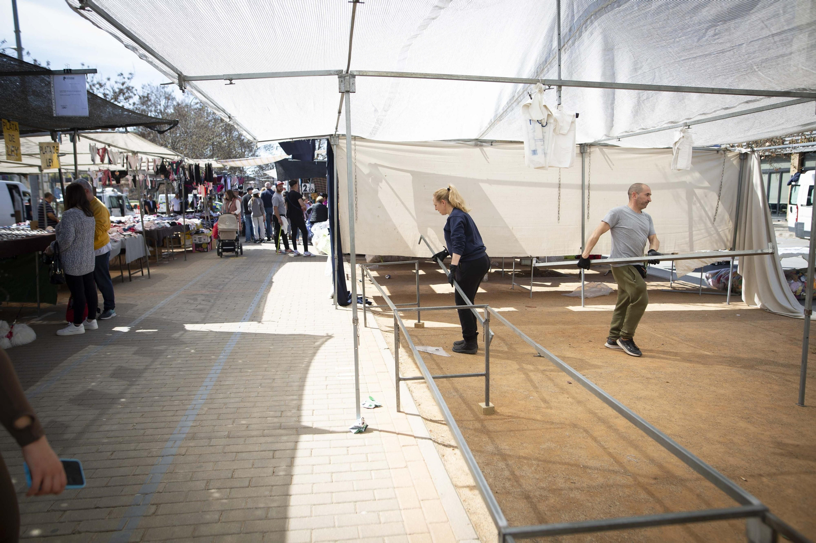 Último día en la ubicación en Torre de la Pólvora.