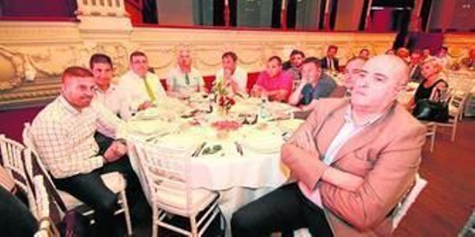 Juan Manuel García, Juan Miguel Peña, Francisco Escobar, Miguel Ángel Cara, Felipe Godoy, Francisco Martínez, David Godoy, Pablo Martín; estuvieron presentes en el III Foro organizado por Grupo Joly y Banco Popular en Almería.