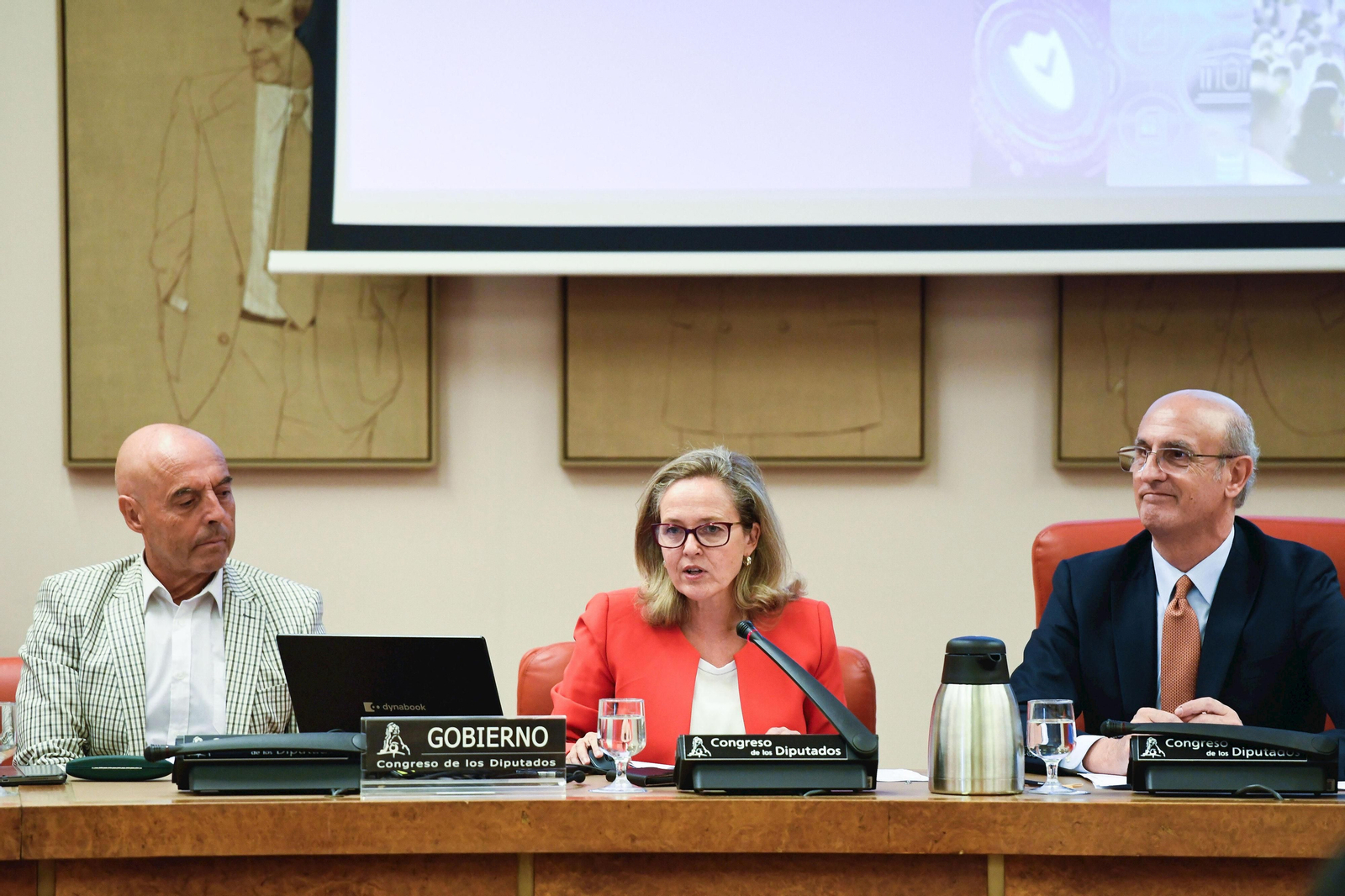 Nadia Calviño comparece en la Comisión de Asuntos Económicos