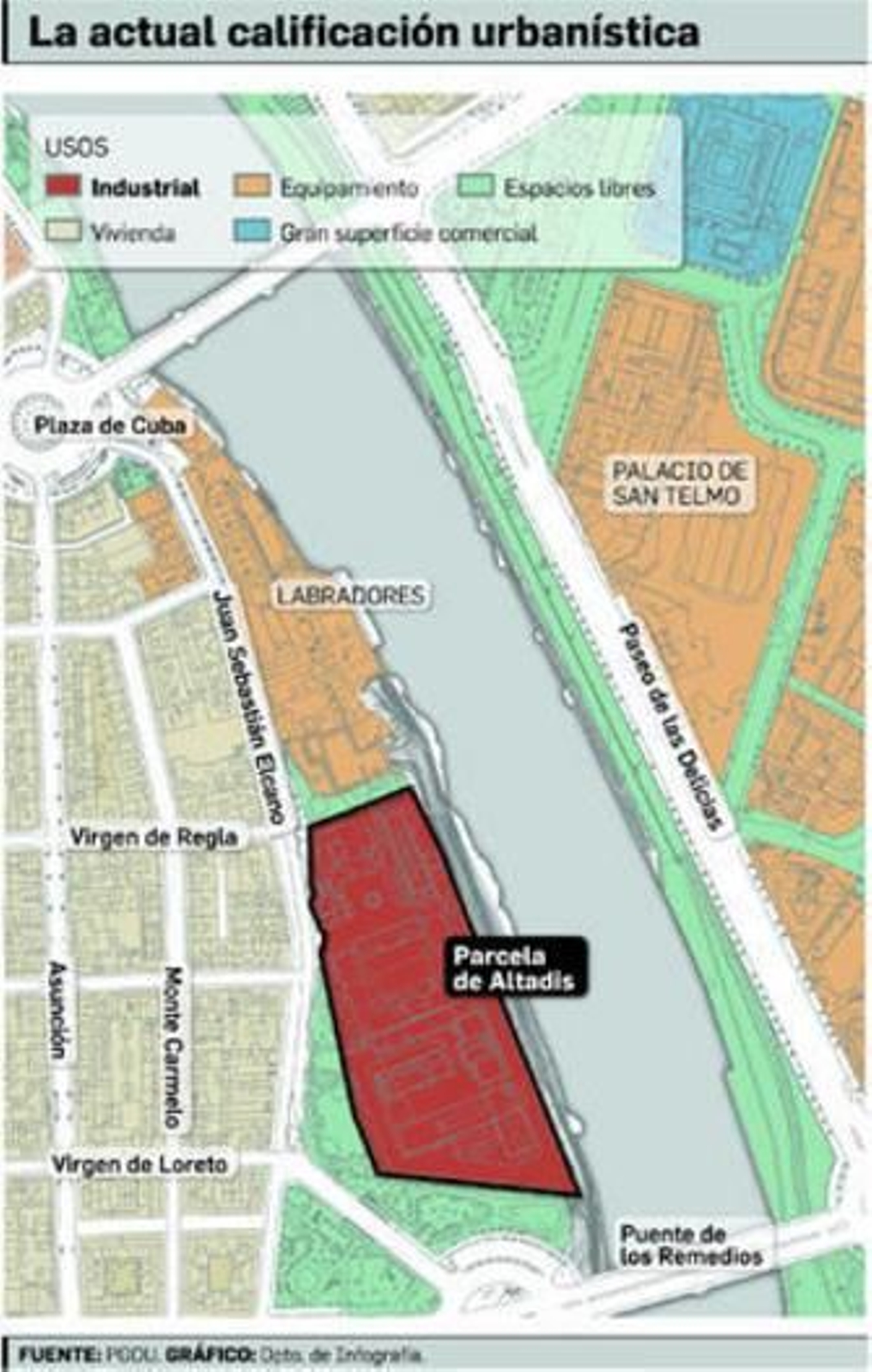 Zoido ofrece a Altadis 30.000 metros cuadrados de edificabilidad