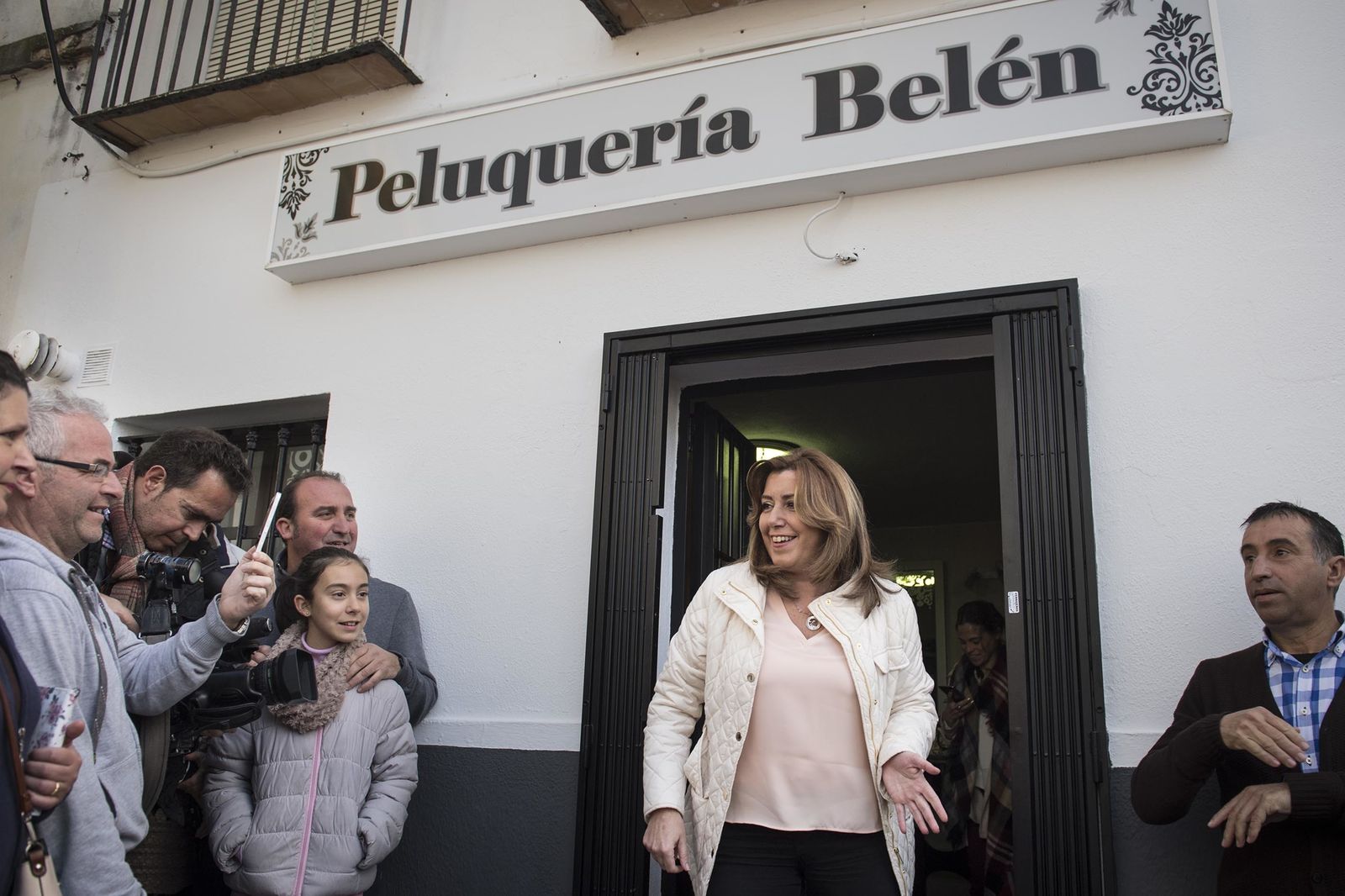 Las imágenes de Susana Díaz en Alcalá de los Gazules
