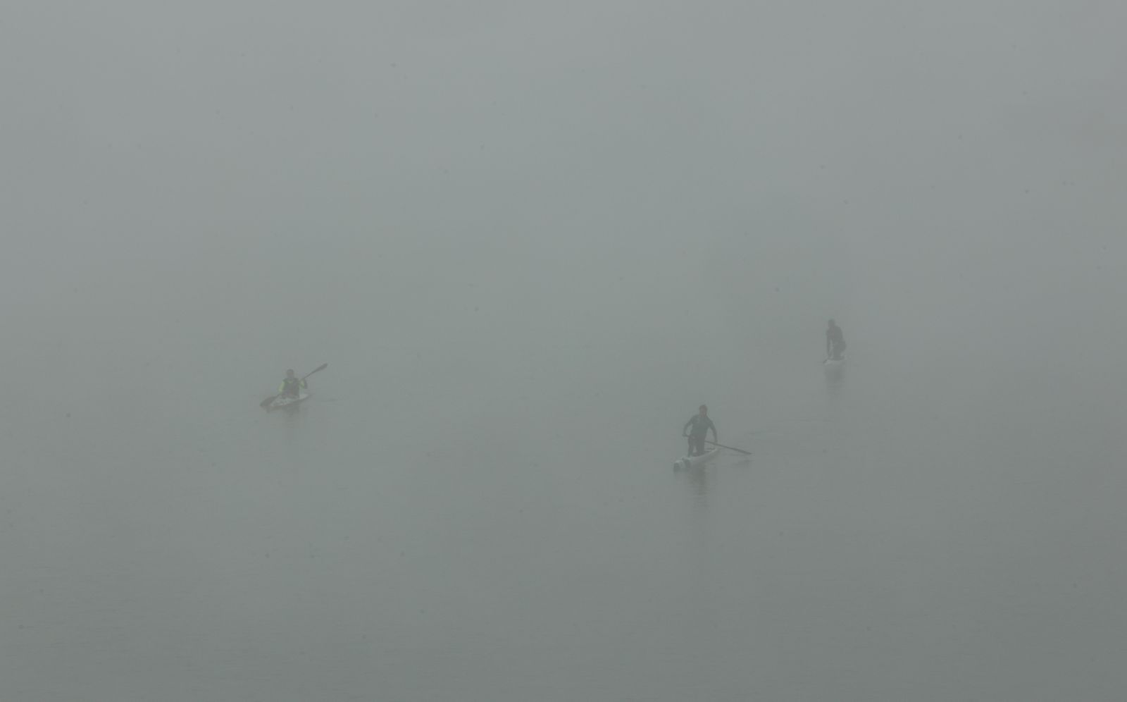Las mejores imágenes de la niebla que cubría  Sevilla de nuevo