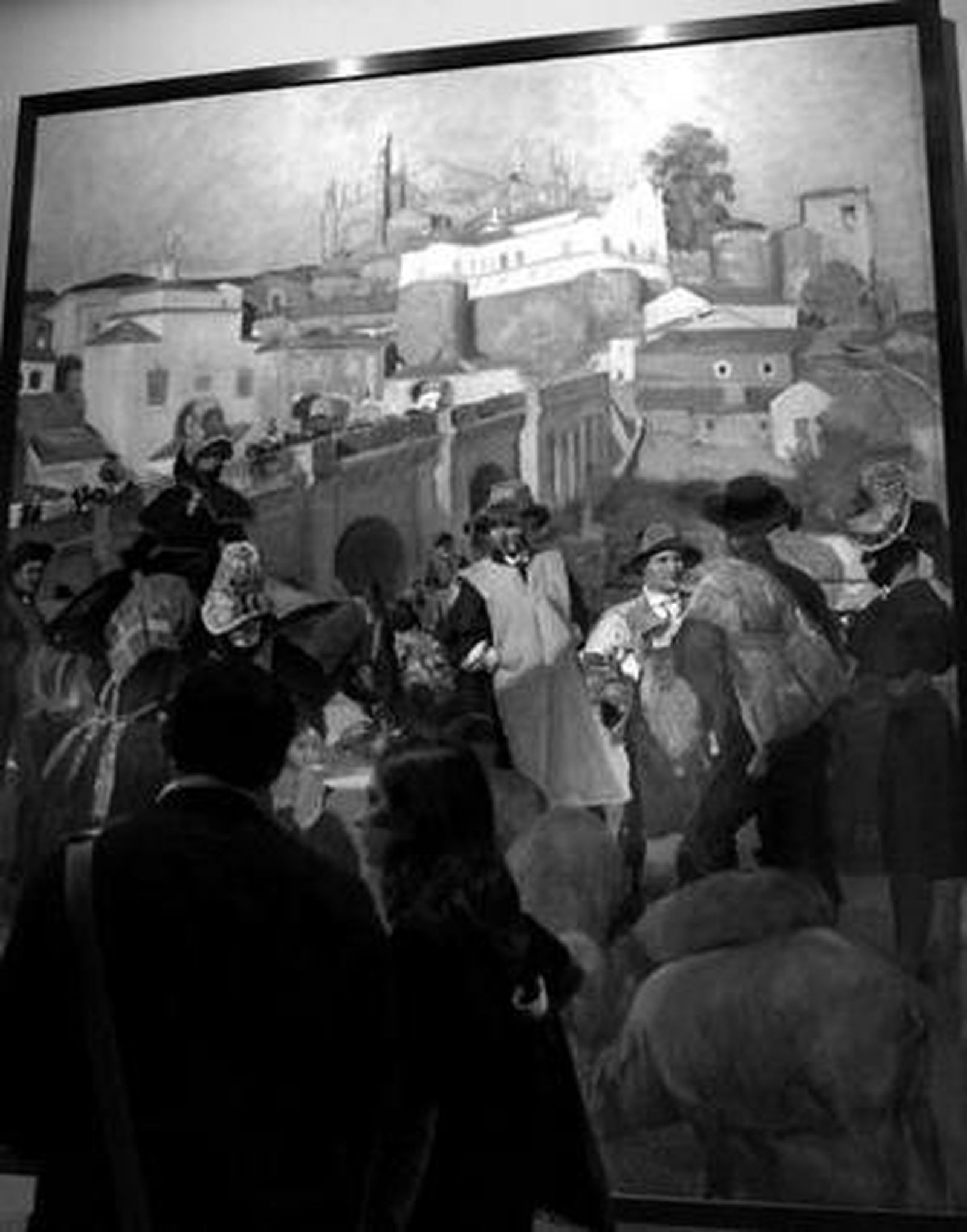 Visitantes en la exposición 'Sorolla. Visiones de España'.