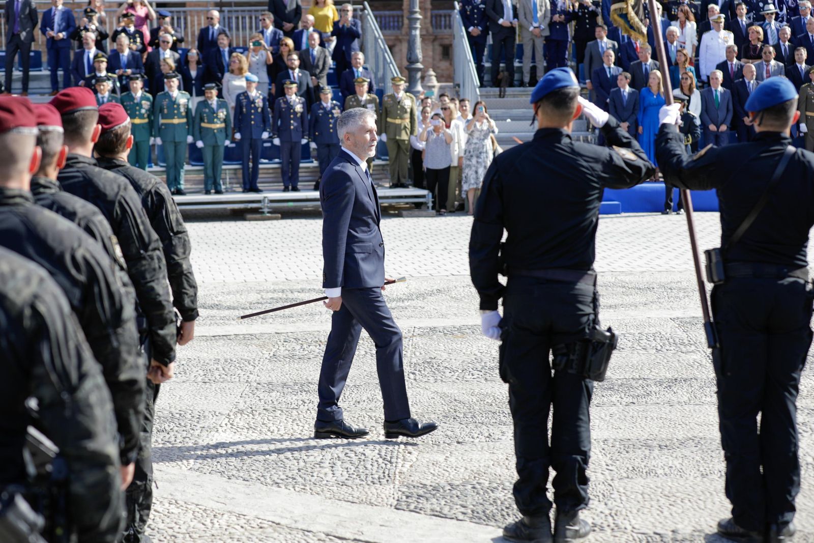 Plaza de España. Día de la Policía Nacional