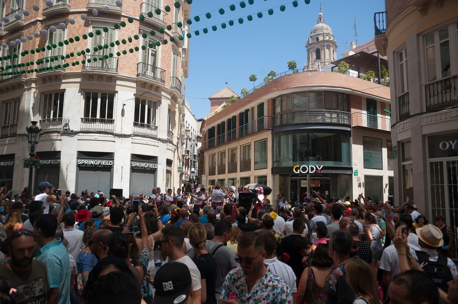 El primer día de la Feria de Málaga en el Centro, en fotos