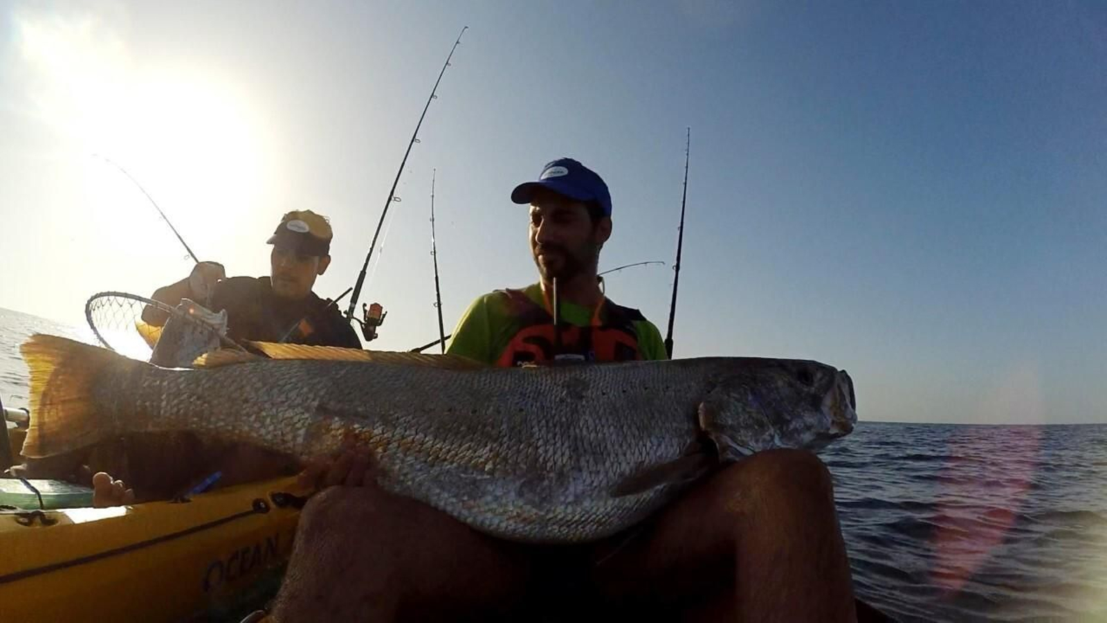 Pesca deportiva en káyak en Huelva