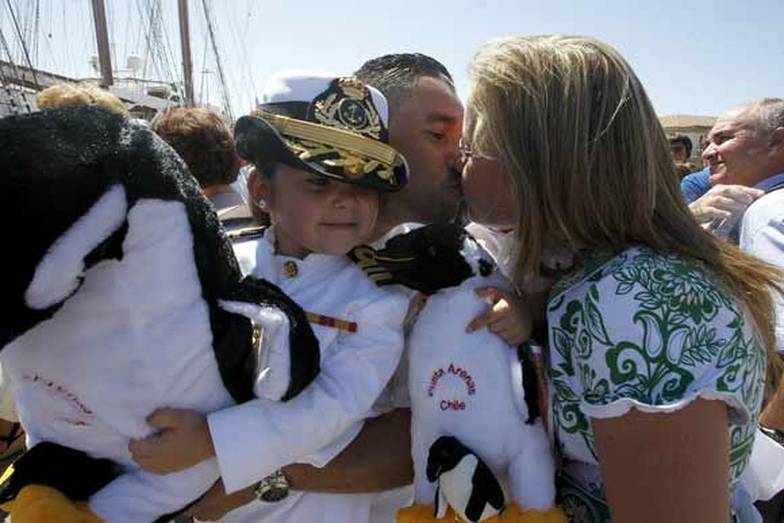 El buque escuela regresa a la ciudad tras siete meses de travesía

Foto: Jose Braza
