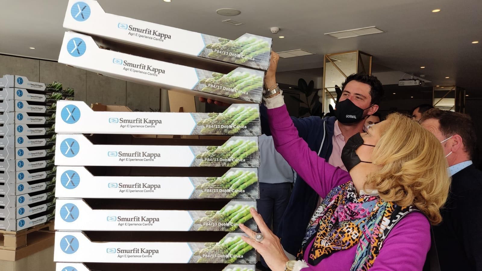 Workshop de Smurfit Kappa celebrado en Loja para abordar la soluciones a medida en el espárrago con sus productores y comercializadores.