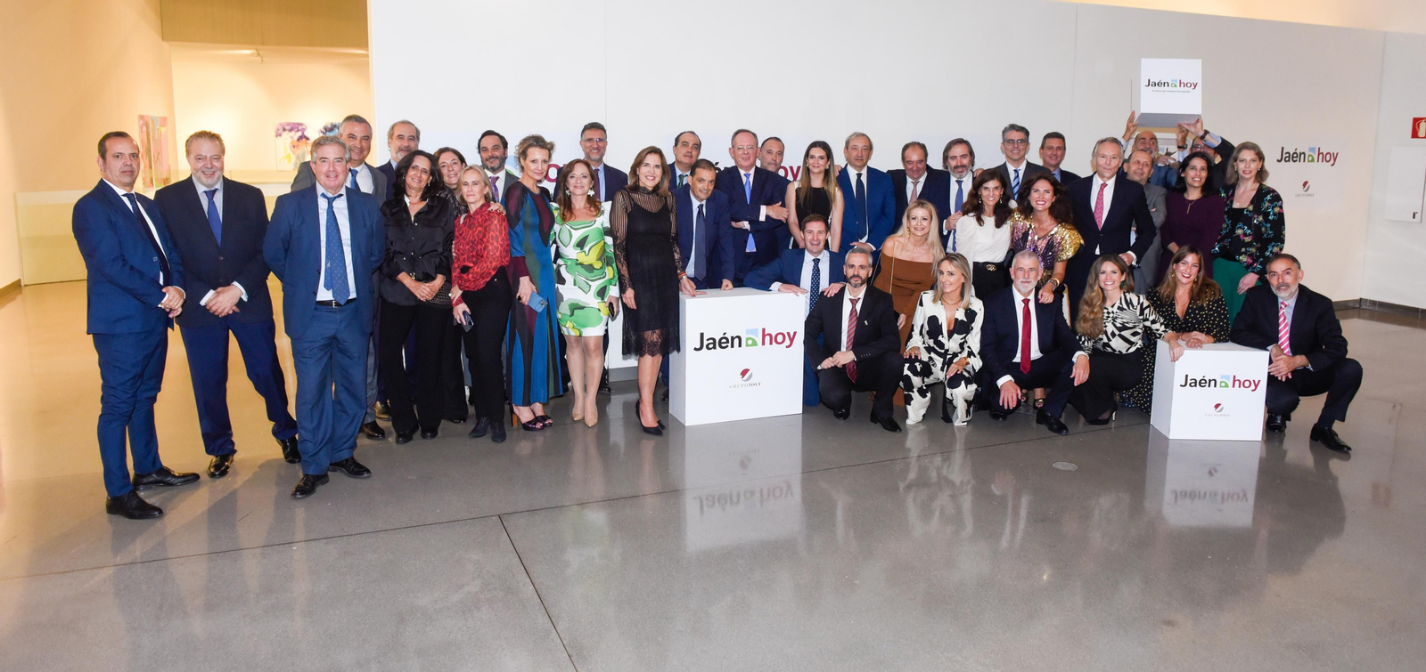Acto de inauguración del nuevo periódico del Grupo Joly, Jaén hoy
