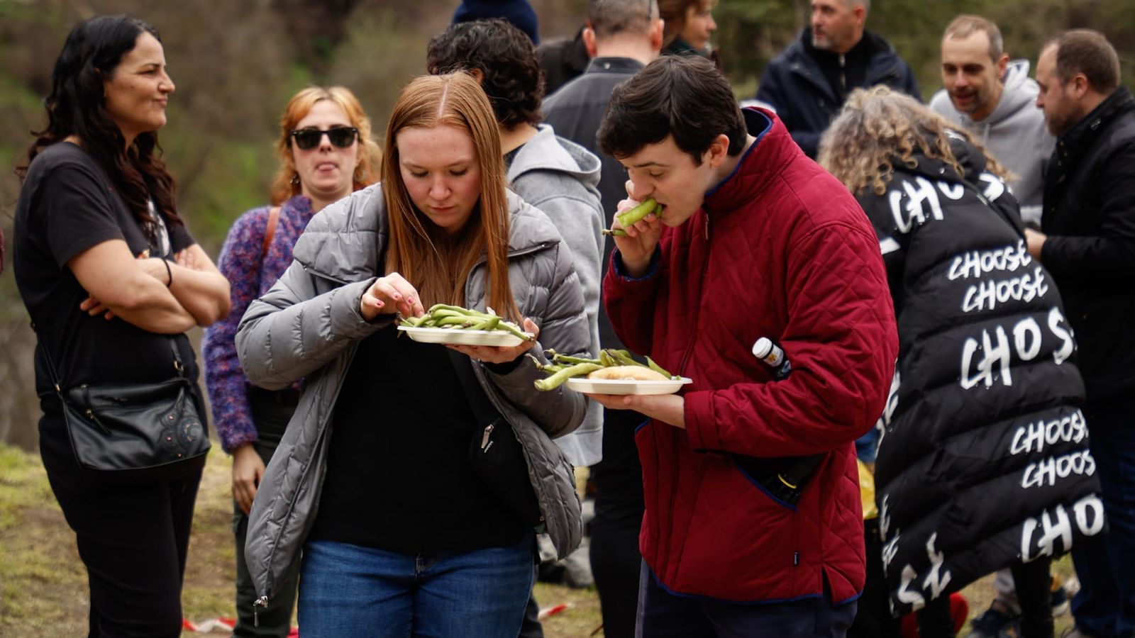 Para algunos turistas era la primera vez que vivían esta tradición
